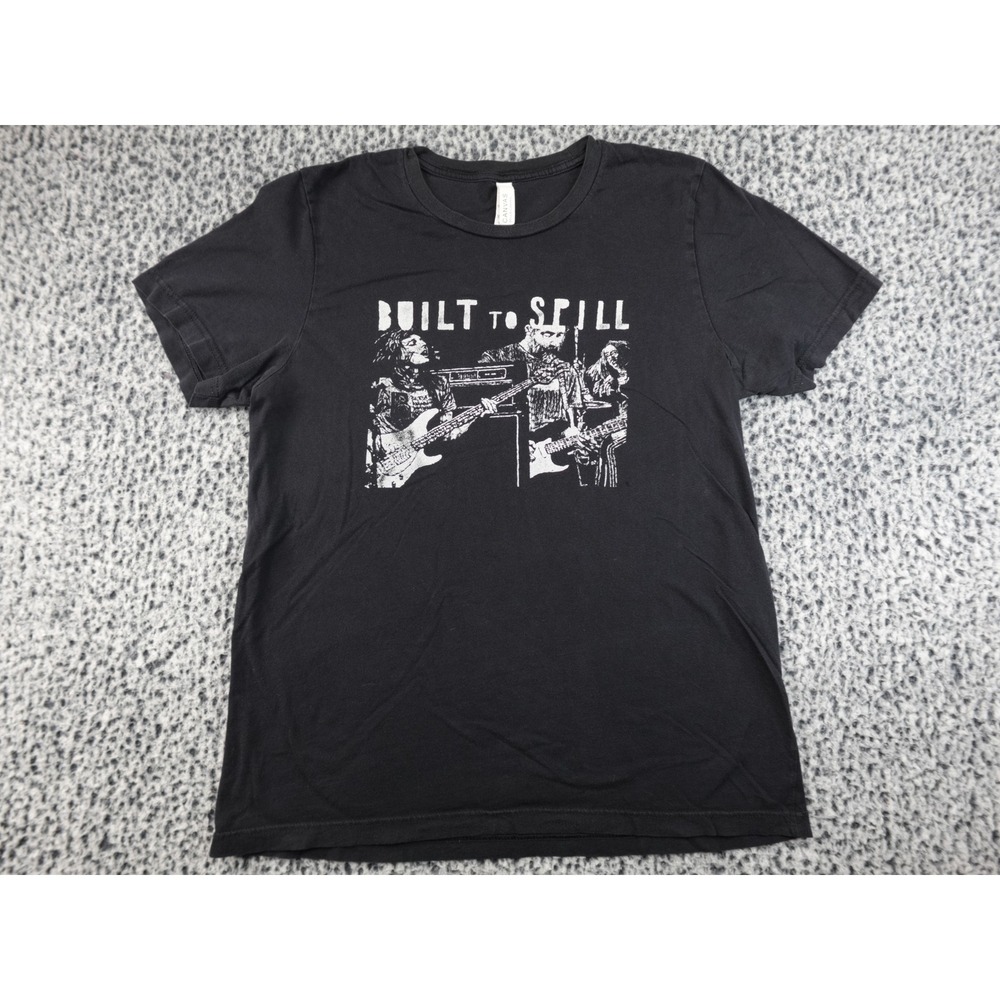 Built To Spill Band T-Shirt Mens Large Black Graphicโ Tee Indie Rock Music Shirt